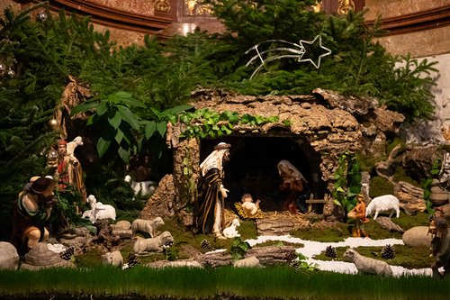 Krippe in der Kirche Am Hof